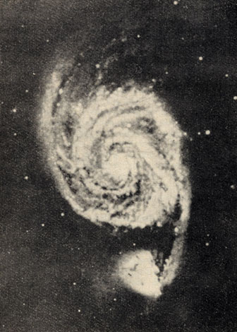 Рис. 5. Галактика М51 из созвездия Гончих Псов