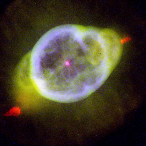 Туманность Призрак Юпитера (NGC 3242). Снимок сделанный телескопом Хаббла. Источник - spacetelescope.org/static/archives/images/screen/opo9738c3.jpg