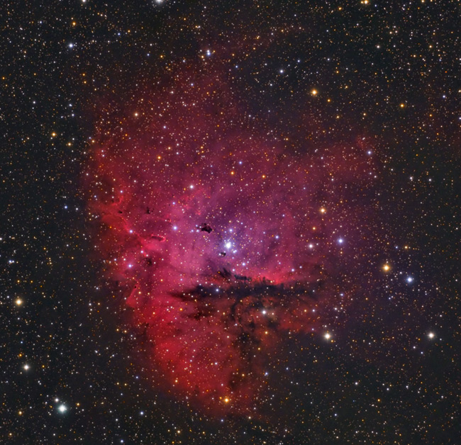 Туманность Пакман (NGC 281). Источник - astroimages.de/pics/gallery/full/NGC281-20121008.jpg