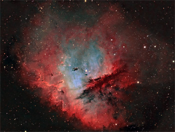 Туманность Пакман (NGC 281). Источник - apod.nasa.gov/apod/image/1108/ngc281_metsavainio.jpg